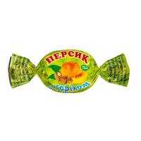 Цукерки Персик з горіхом в глазурі 2кг