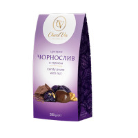 Цукерки Чорнослив з волоським горіхом в глазурі 200г