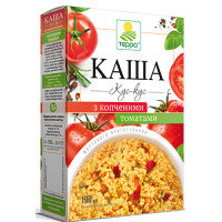 Каша Кус-кус з копченими томатами миттєвого приготування – коробка | 190 г | 5 пакетика по 38 г