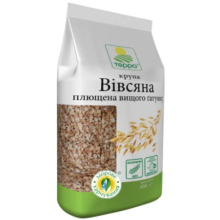 Крупа вівсяна плющена вищого ґатунку